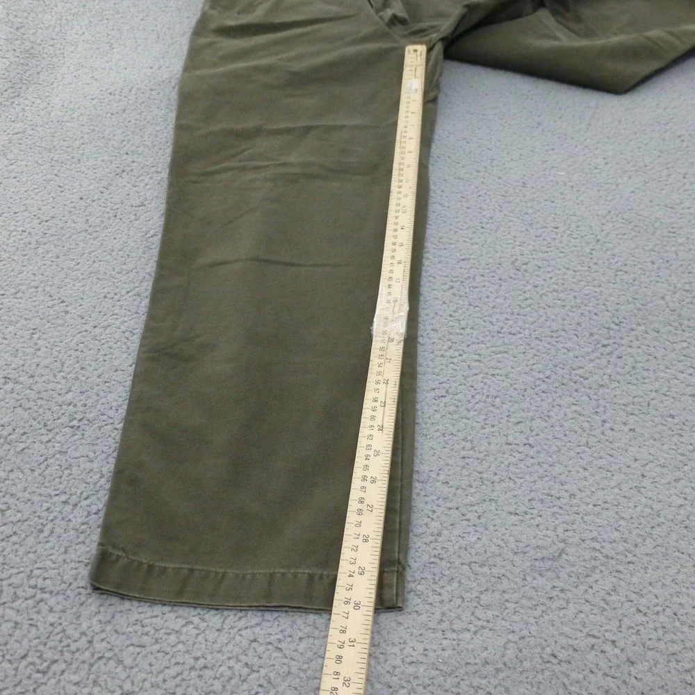 Columbia River Lodge Canvas Utility Pants Mens 38x30 Olive Green Cotton